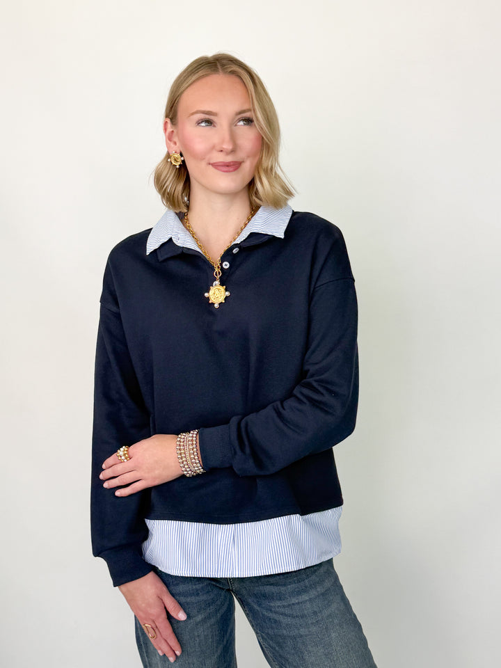 Wendy - Layered Sweatshirt