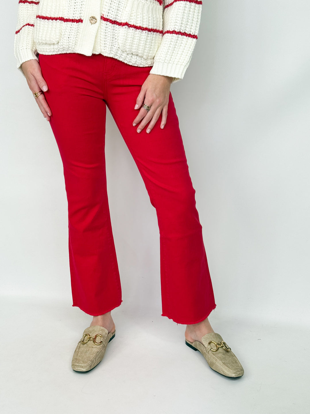 Hillary - High Rise Ankle Flare