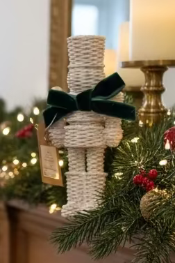 Nutcracker Resin Woven Shelf Sitter