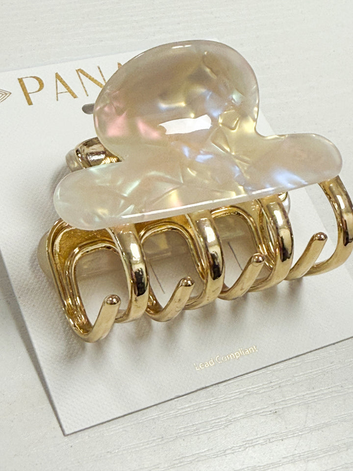 Gracelyn - Mother of Pearl Claw Clip