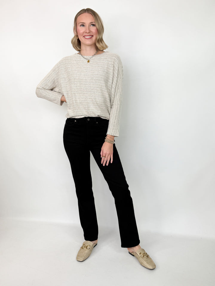 Ivana - Dolman Striped Top