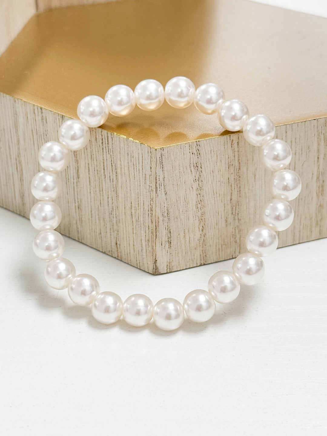 Avery - Elasticized Pearl Bracelet