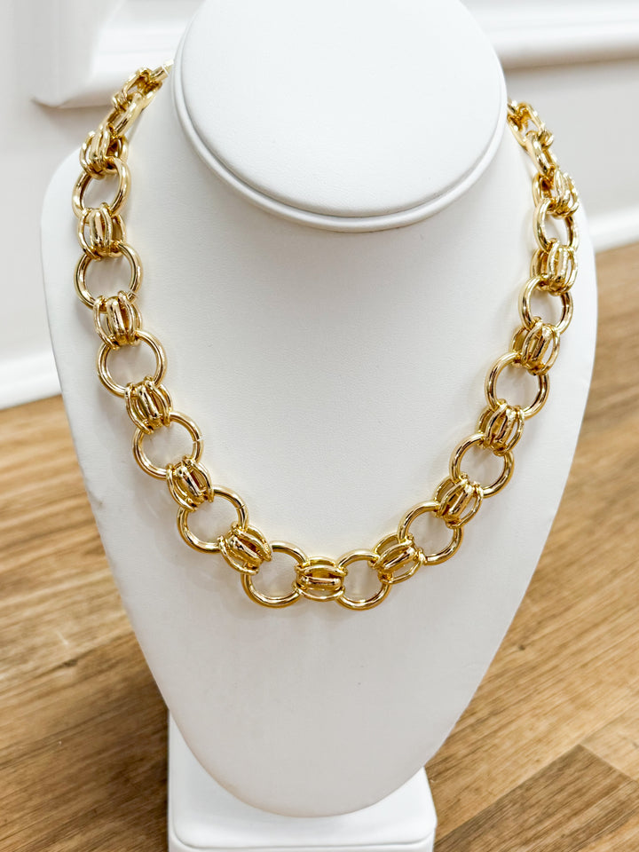 Nancy - Chunky Gold Chain Necklace