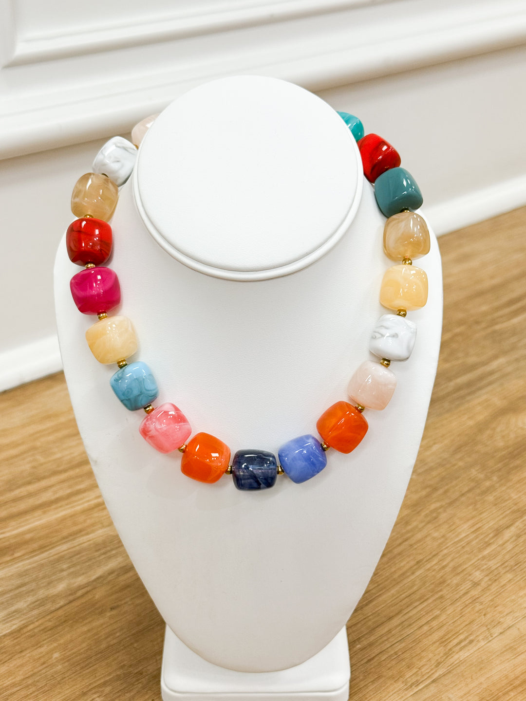 Destiny - Chunky Beaded Necklace (Multi)