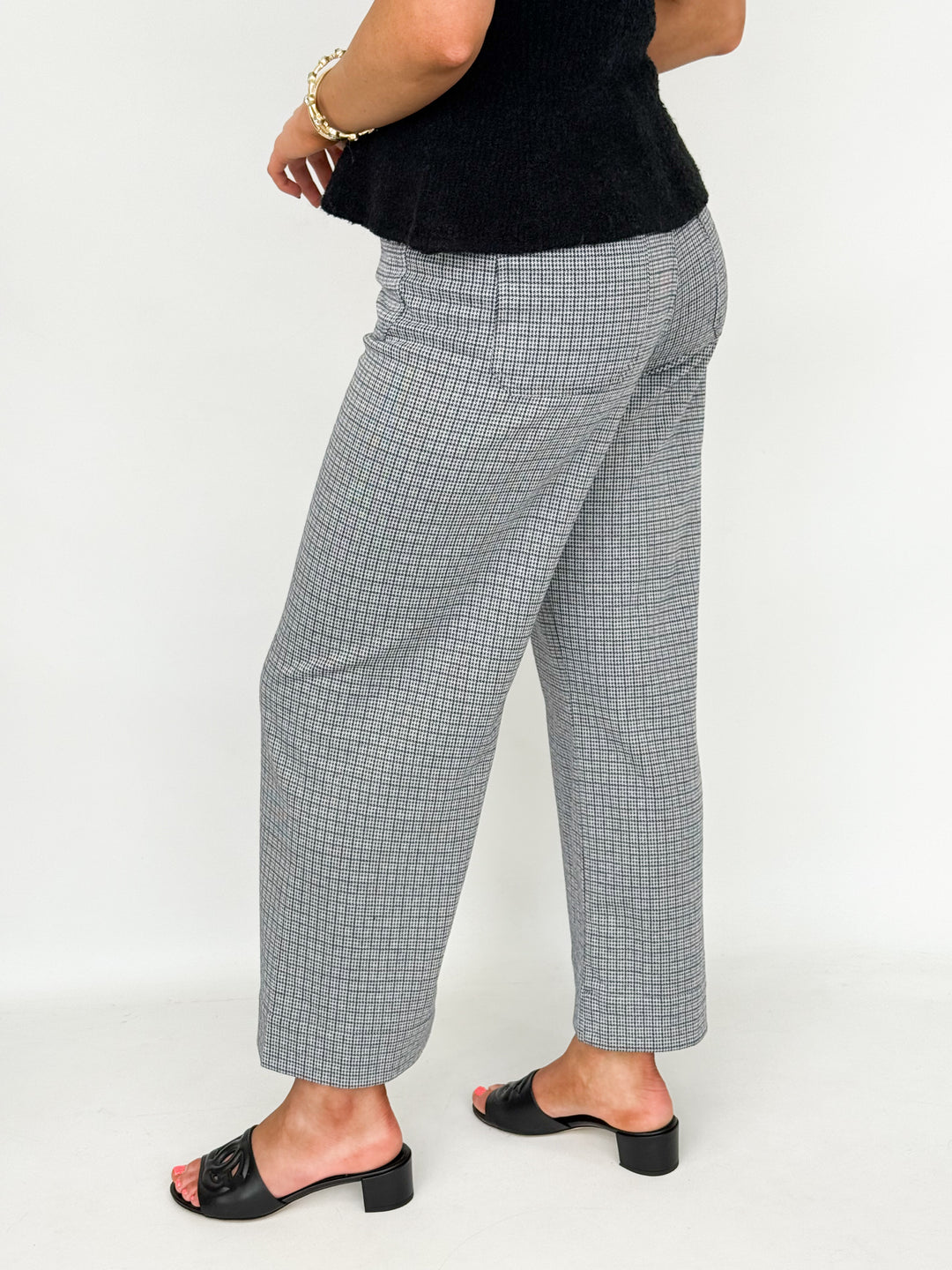 Olivia - Plaid Wide Leg Pants