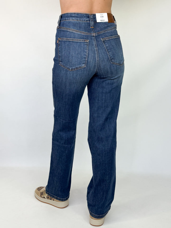 Nancy - High Waisted Tummy Control Straight Leg