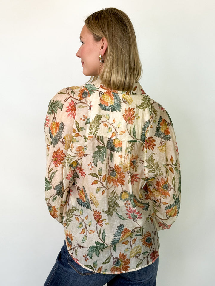 Sami - Floral Button Down