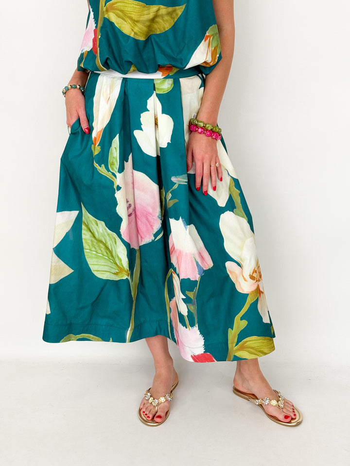 Victoria - Floral Skirt Set