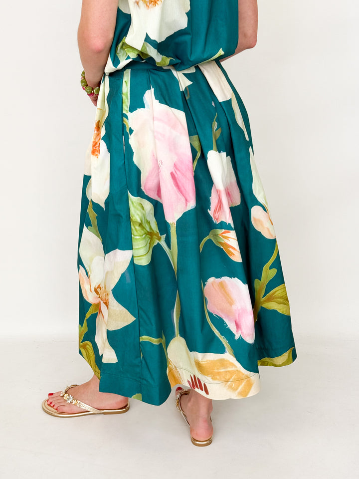 Victoria - Floral Skirt Set