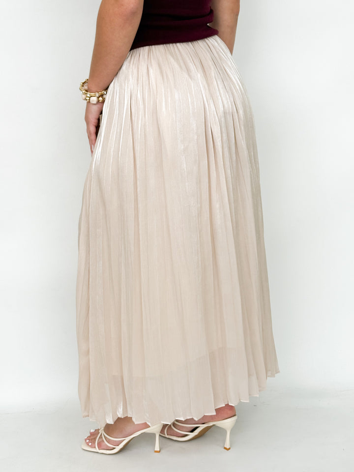 Lillee - Pleated Maxi Skirt