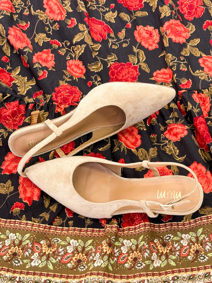 Miracle Mile - Kitty Heel (Beige)