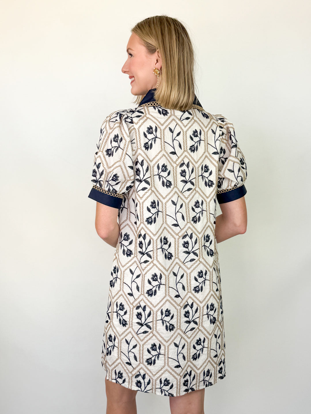 Teri - Embroidered Floral Dress