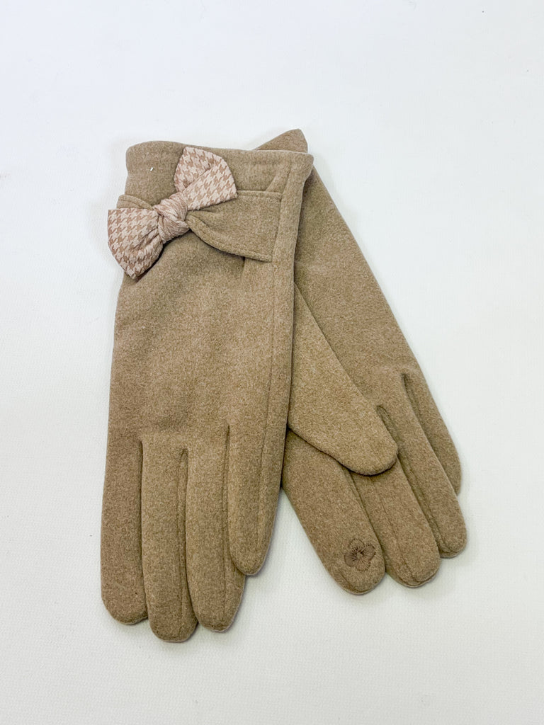 Smart Touch Tan Gloves