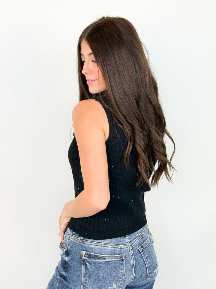 Clara - Ribbed Mock Neck Sweater