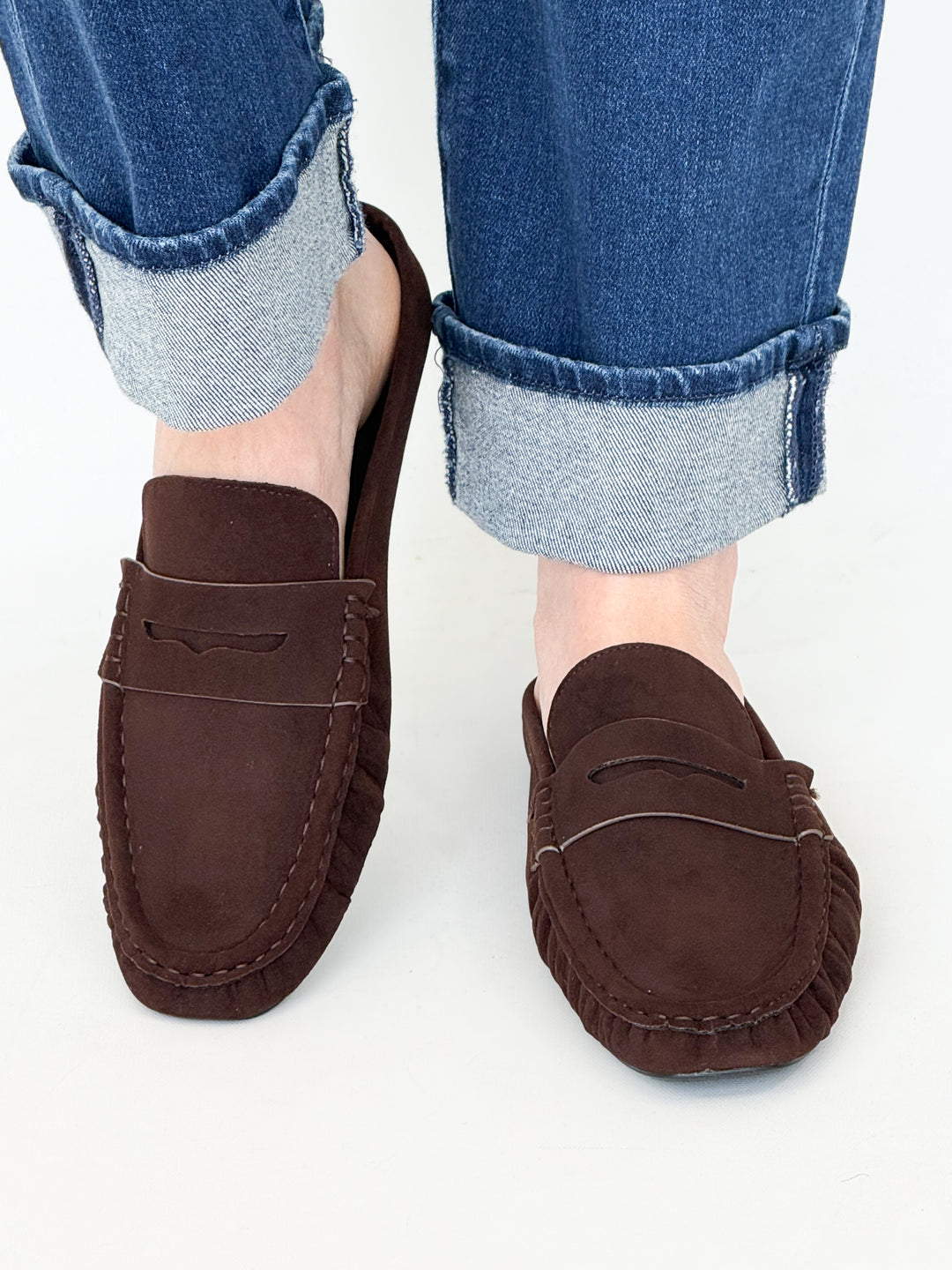 Bridgetta - Suede Loafer/Mule