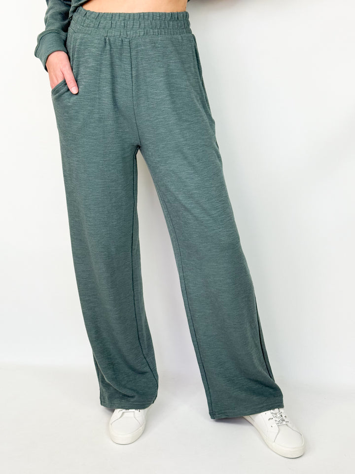 Dana - Long Sleeve Pant Set (Ash Jade)