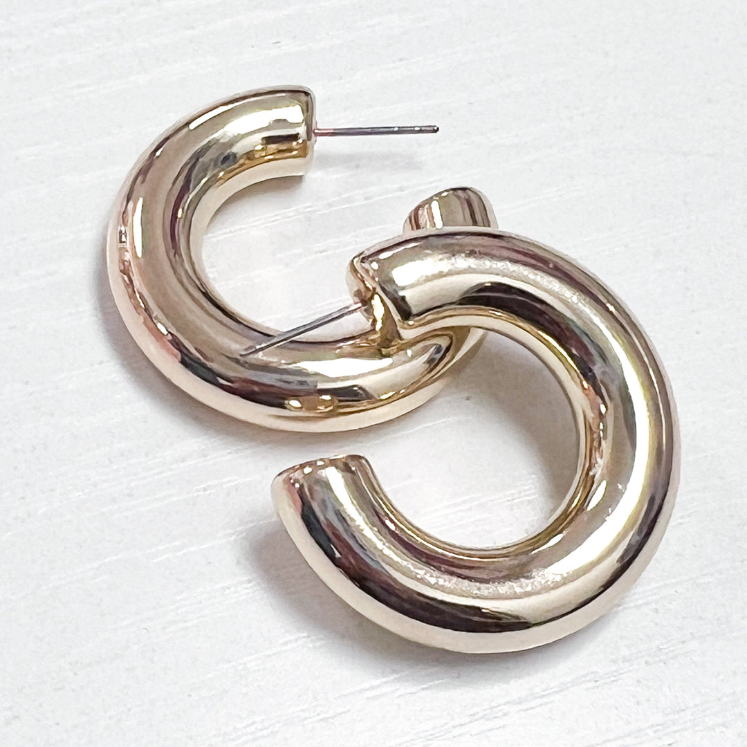 Chandi - Chunky Gold Hoops