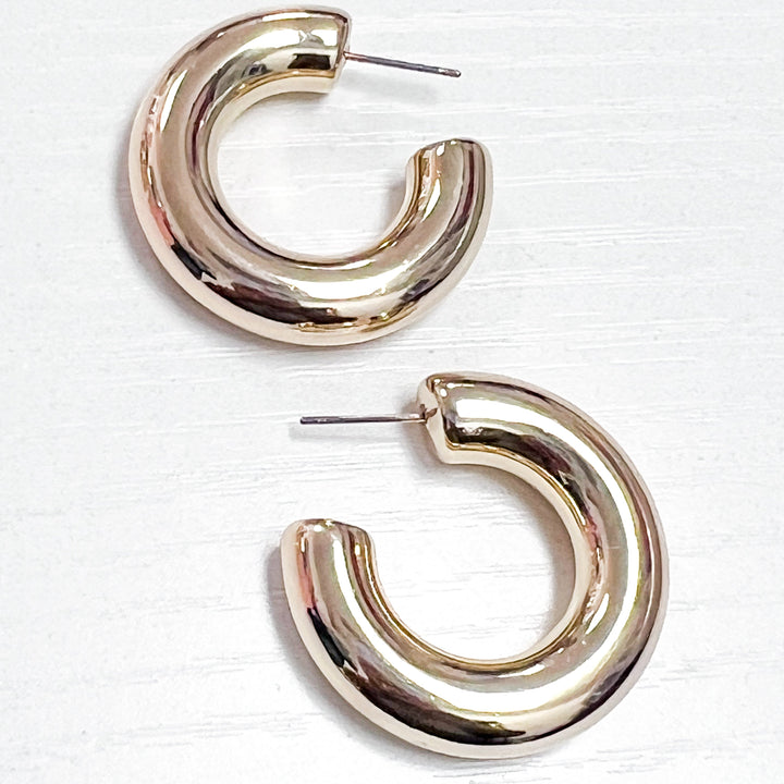 Chandi - Chunky Gold Hoops