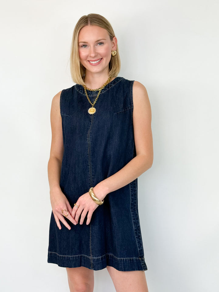 Andi - Denim A Line Dress