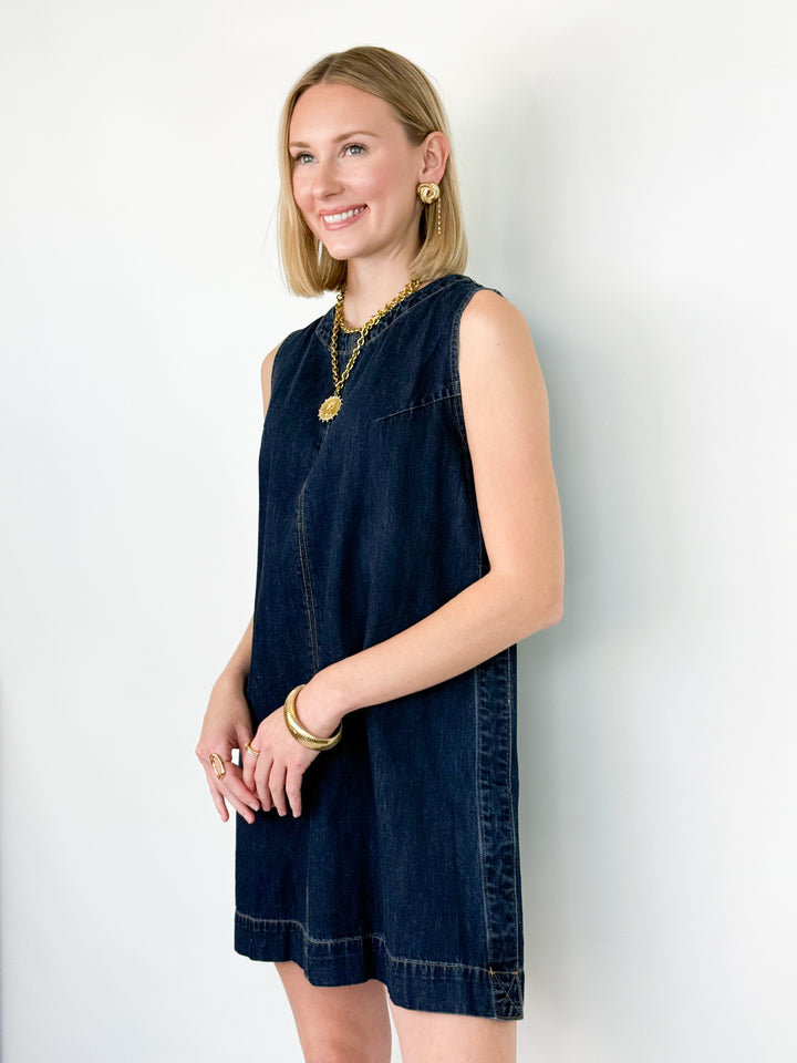 Andi - Denim A Line Dress