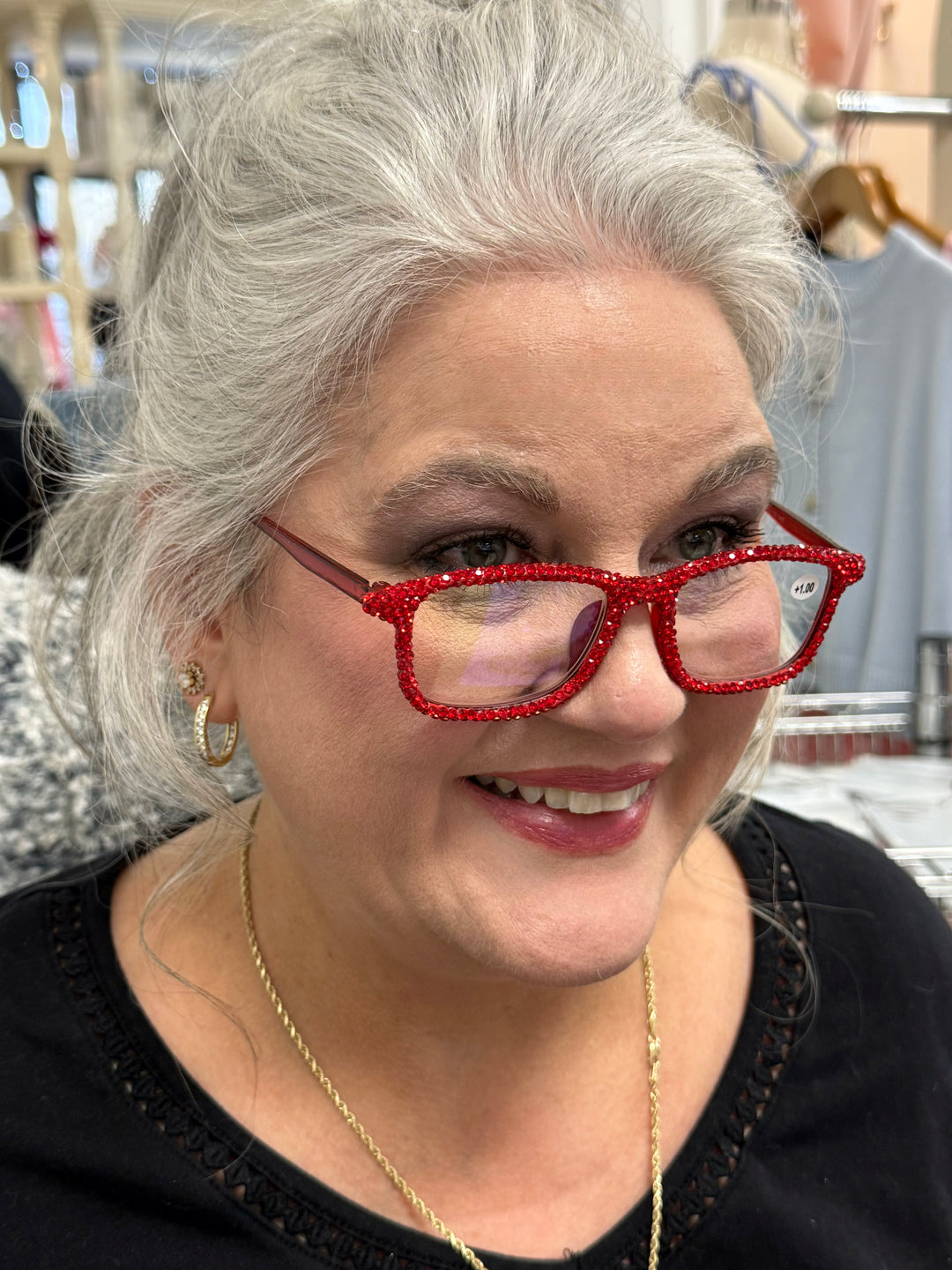 Rhinestone Readers - Red