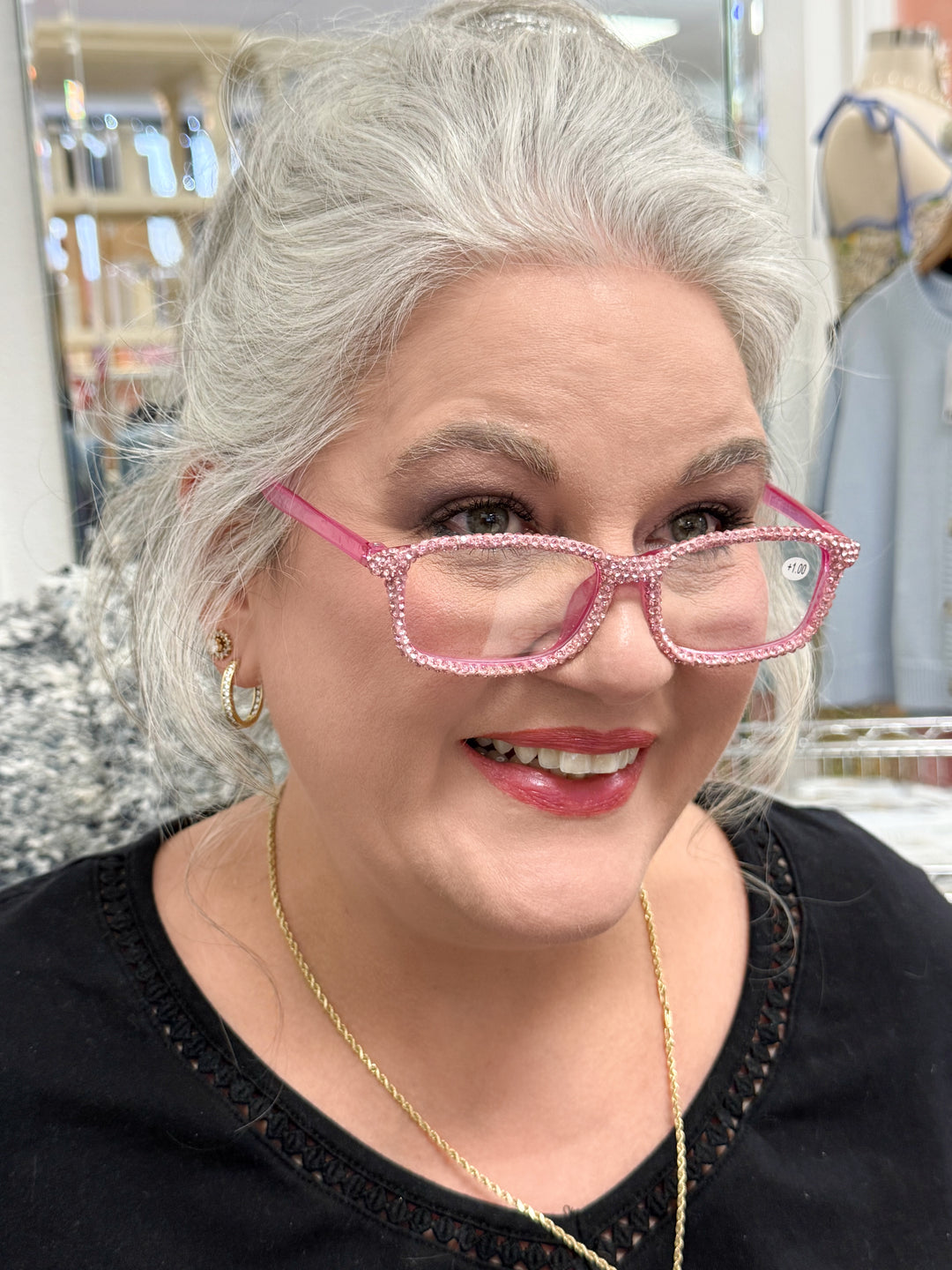 Rhinestone Readers - Pink