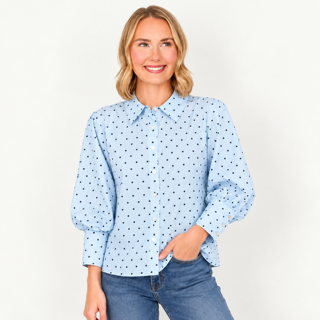 Hannah - Polka Dot Blouse