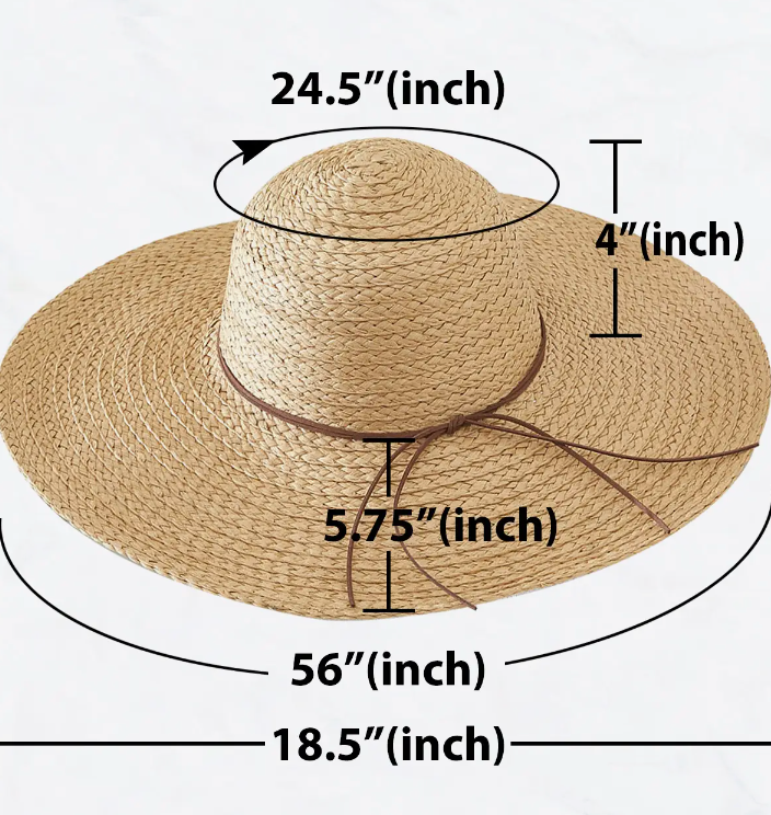 Wren - Floppy Straw Hat (Natural)
