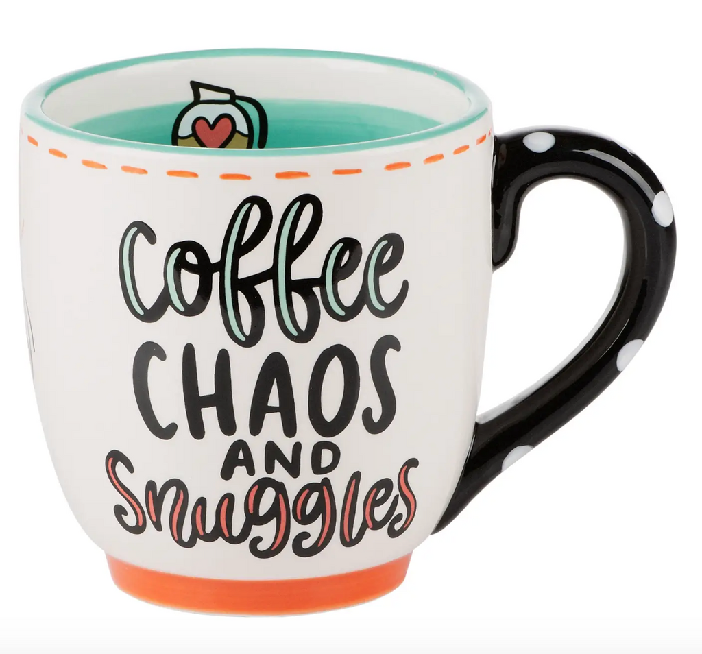 Coffee Mug - This Mom Runs On Coffee & Chaos