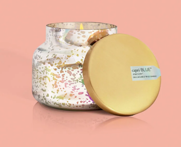 capri BLUE - Volcano 19 oz. Iridescent Jar Candle