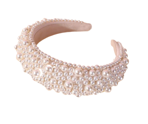 Kati - Chunky Pearl Headband (Ivory)