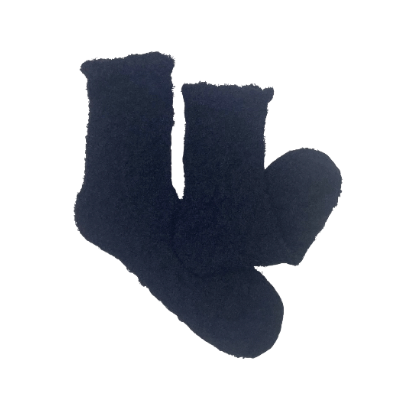 Fuzzy Socks - Black