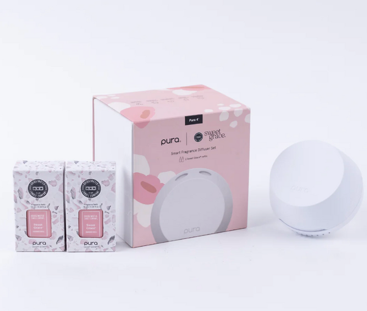 Pura+Bridgewater Smart Home Diffuser Set - Two Sweet Grace Vials