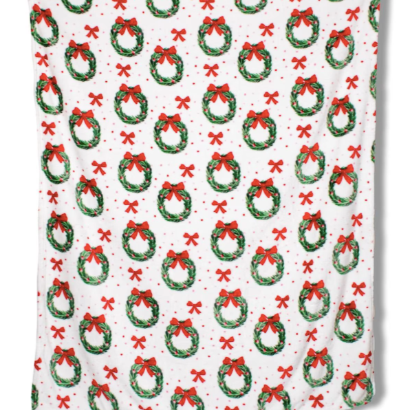 Clara Wreath Throw Blanket