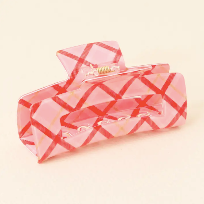 Claw Clip - Festive Plaid