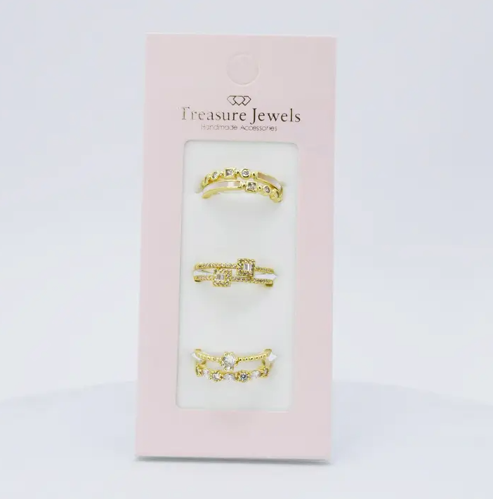 Treasure Jewels - Double Delight Ring Set