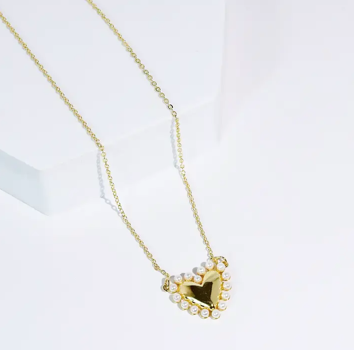 Treasure Jewels - Cute Love Gold Necklace