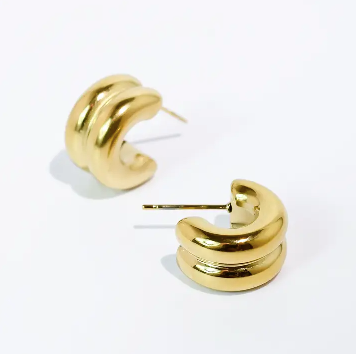 Treasure Jewels - Duo Dome Hoop
