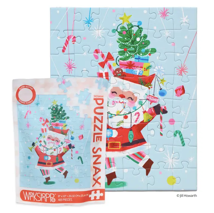 Fancy Pants Santa 48 Piece Christmas Puzzle