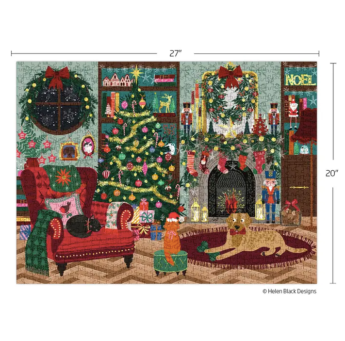 Festive Family Room 1000 Piece Puzzle