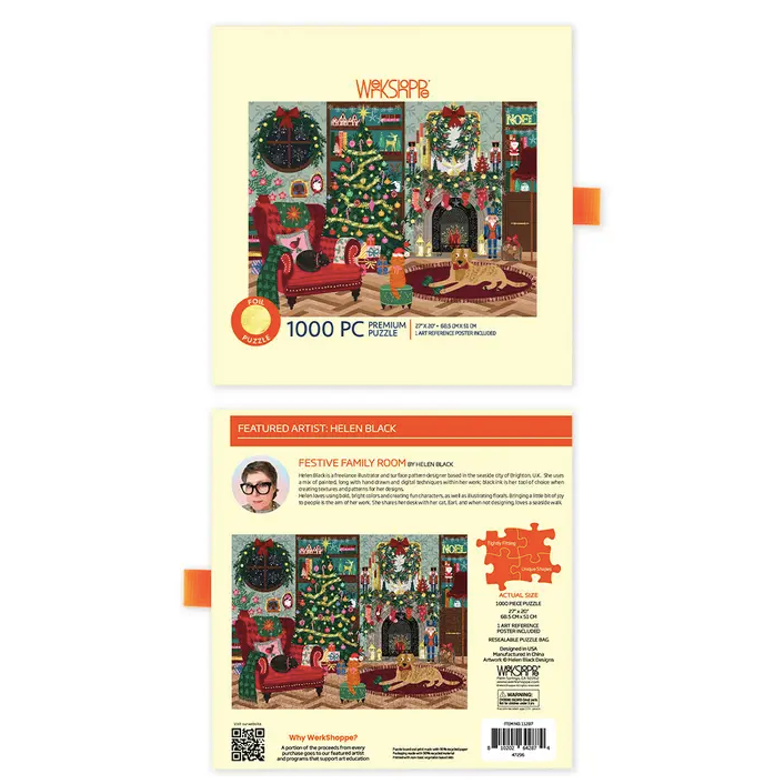 Festive Family Room 1000 Piece Puzzle