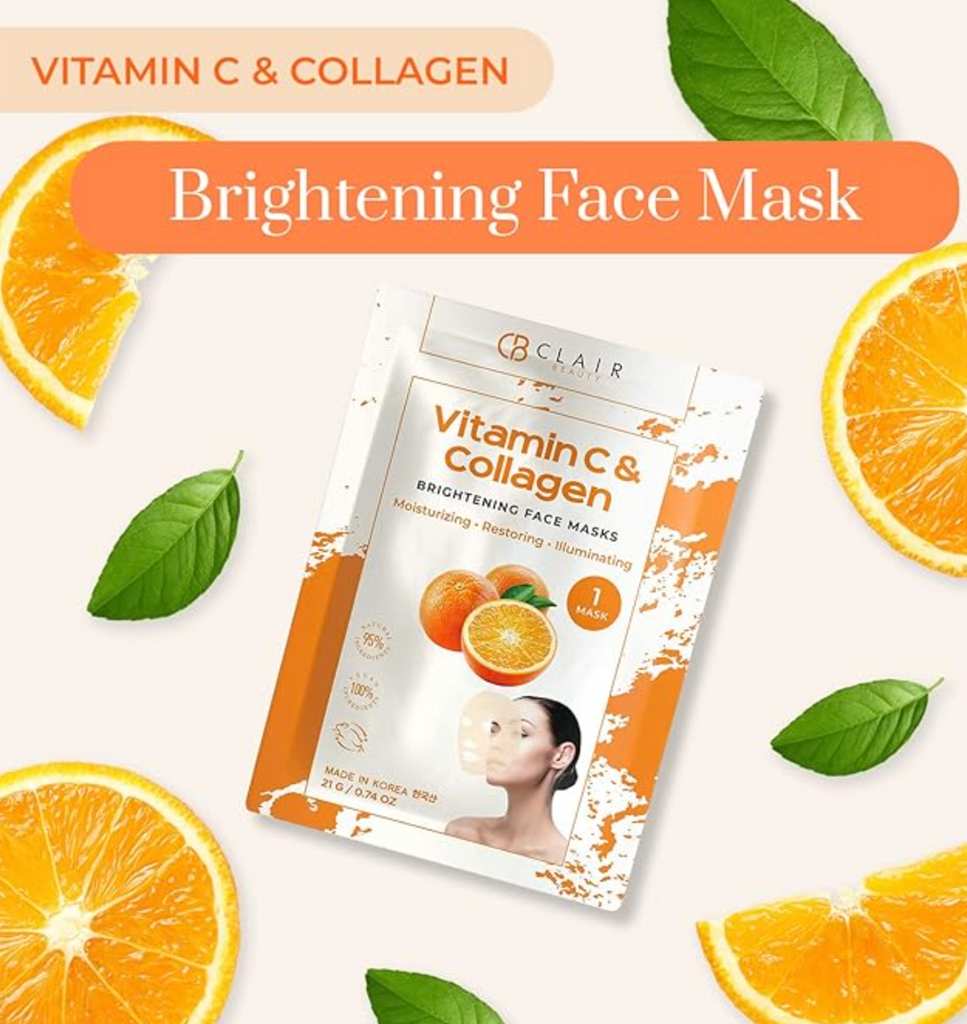 Clear Beauty - Vitamin C & Collagen Sheet Masks