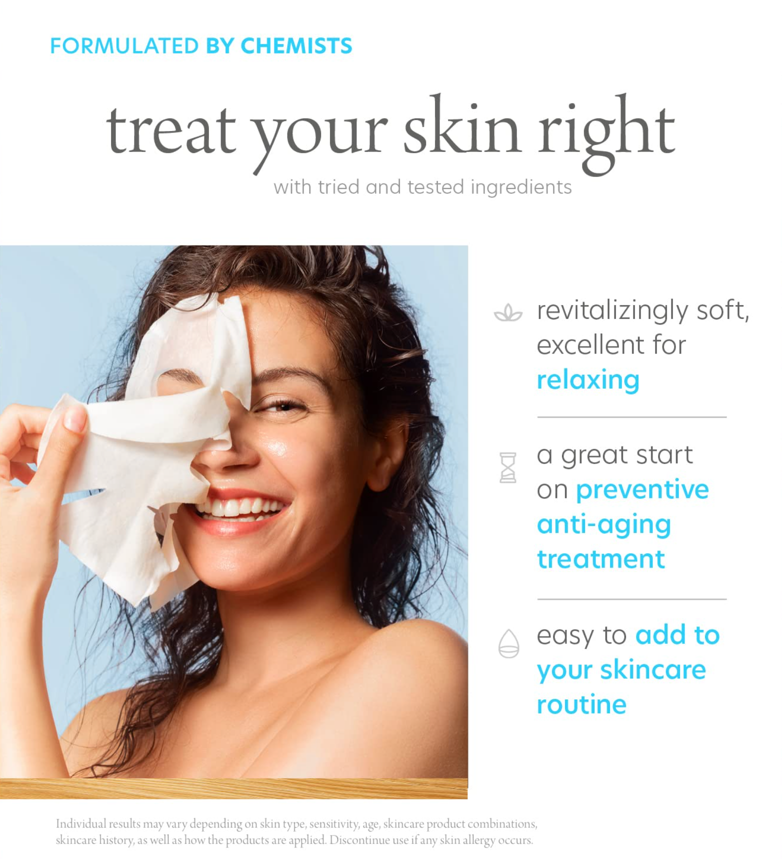 Pure Formula - Hydrating Sheet Mask Hyaluronic & Vitamin E