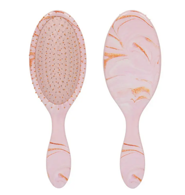 Cala Wet N Dry Detangling Hair Brush - (Pink Marble)