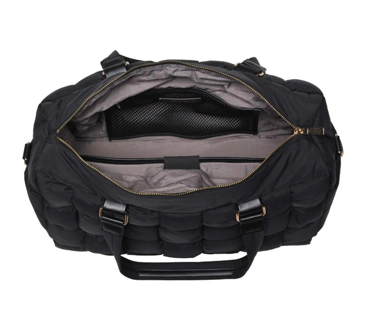 Serena - Woven Nylon Duffle Bag