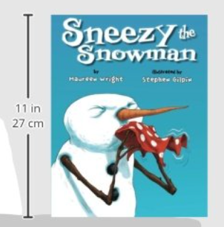Christmas Book - Sneezy the Snowman