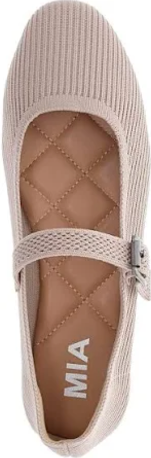 Brita - Mary Jane Flat (Beige)