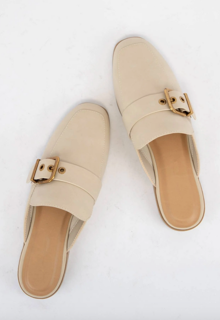 Chantel - Beige Mule