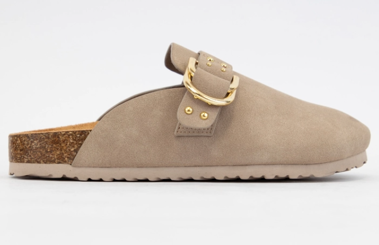 Taisha - Gold Buckle Clog