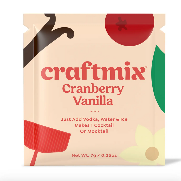 Craftmix - Cranberry Vanilla Cocktail / Mocktail Mixer